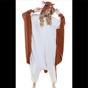 Flying squirrel onesie